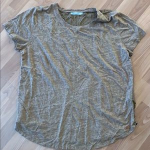 Friday’s Project Women’s Brown Scallop T Shirt